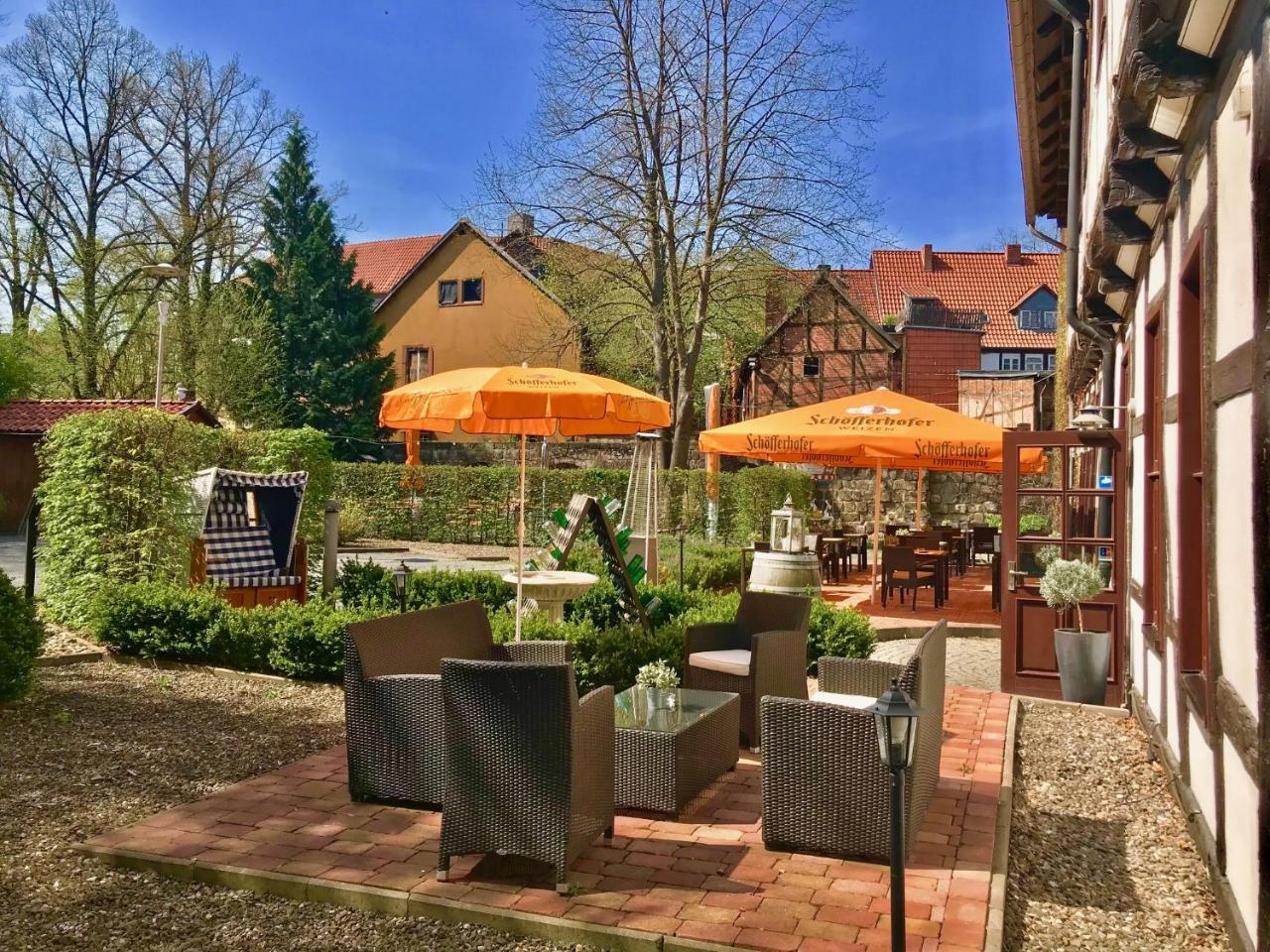 Halberstädter Hof Hotell Halberstadt Exteriör bild